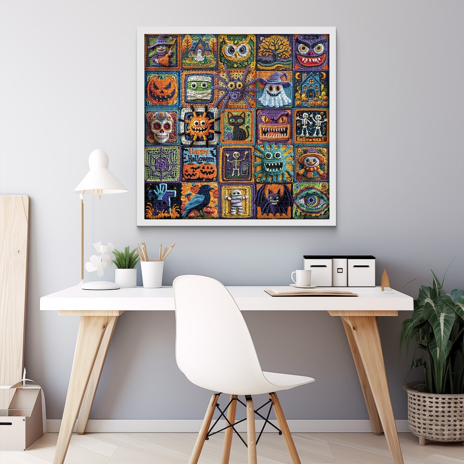 Halloween Collage Rhapsody Jigsaw Puzzle 1000 Pieces