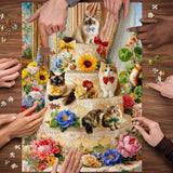 Cat Feast Jigsaw Puzzle 1000 Pieces