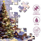 Puzzle a squarciali di yuletide 1000 pezzi