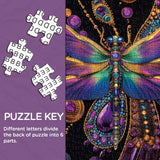 Gemstone Dragonfly Jigsaw Hozzles 1000 piezas