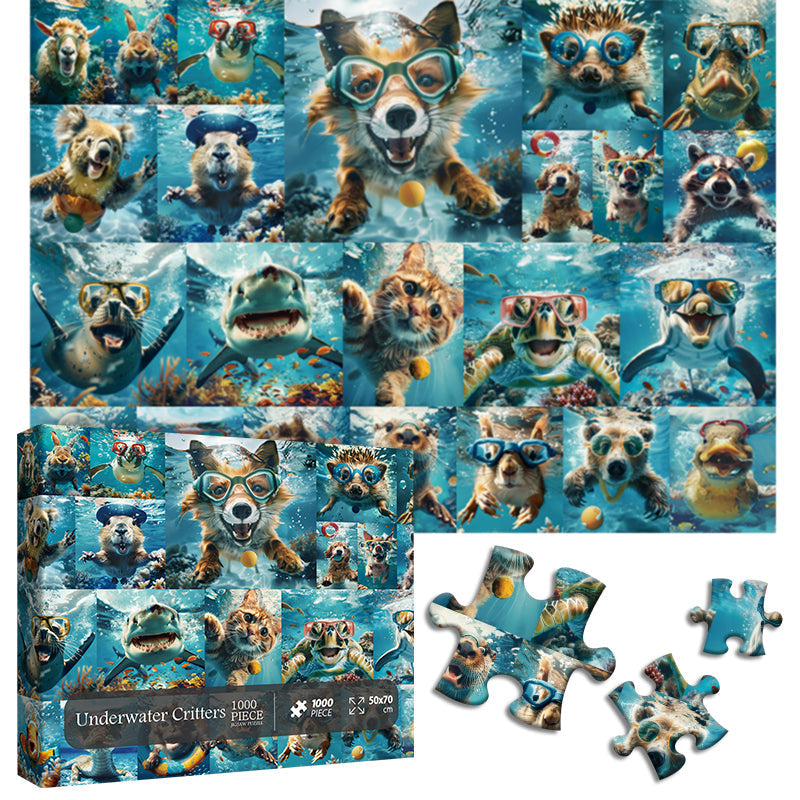 Unterwasserfiere Jigsaw Puzzle 1000 Stücke