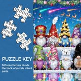 Starlit Gnome Parade Jigsaw Puzzle 1000 Pieces