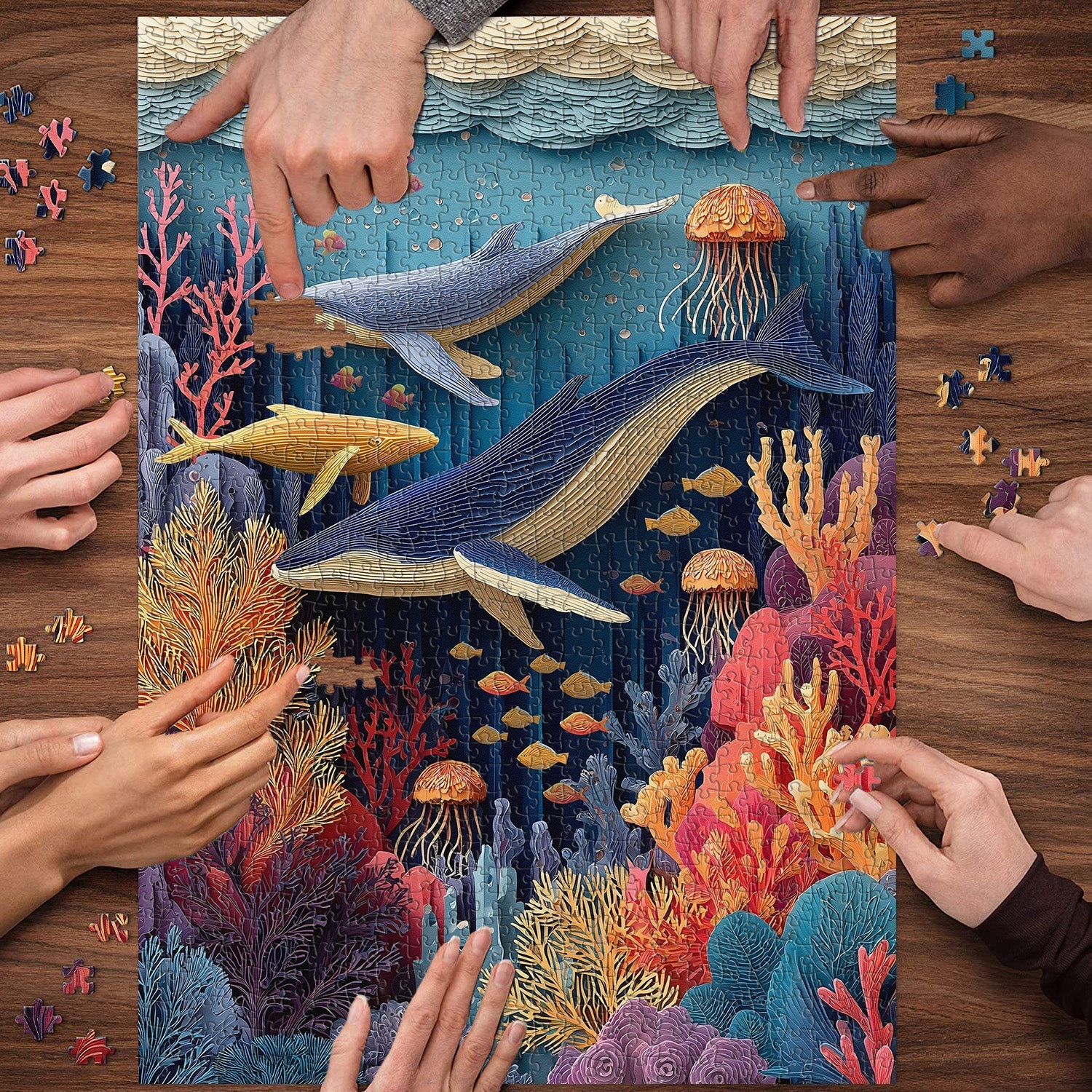 The Layered Sea Jigsaw Puzzle 1000 Pieces
