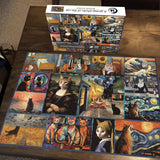 Meows artísticos rompecabezas Puzzle 1000 piezas