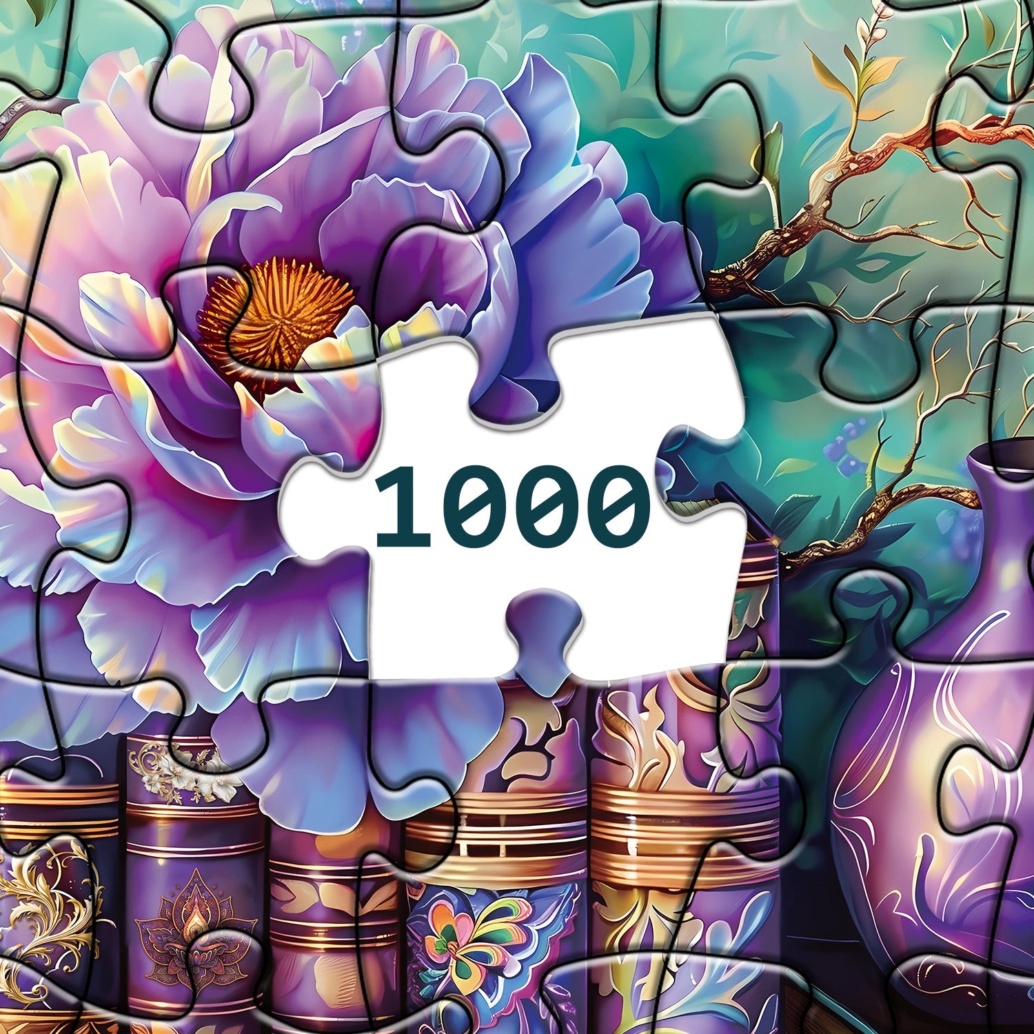 Literarische Blüte Puzzles 1000 Stücke