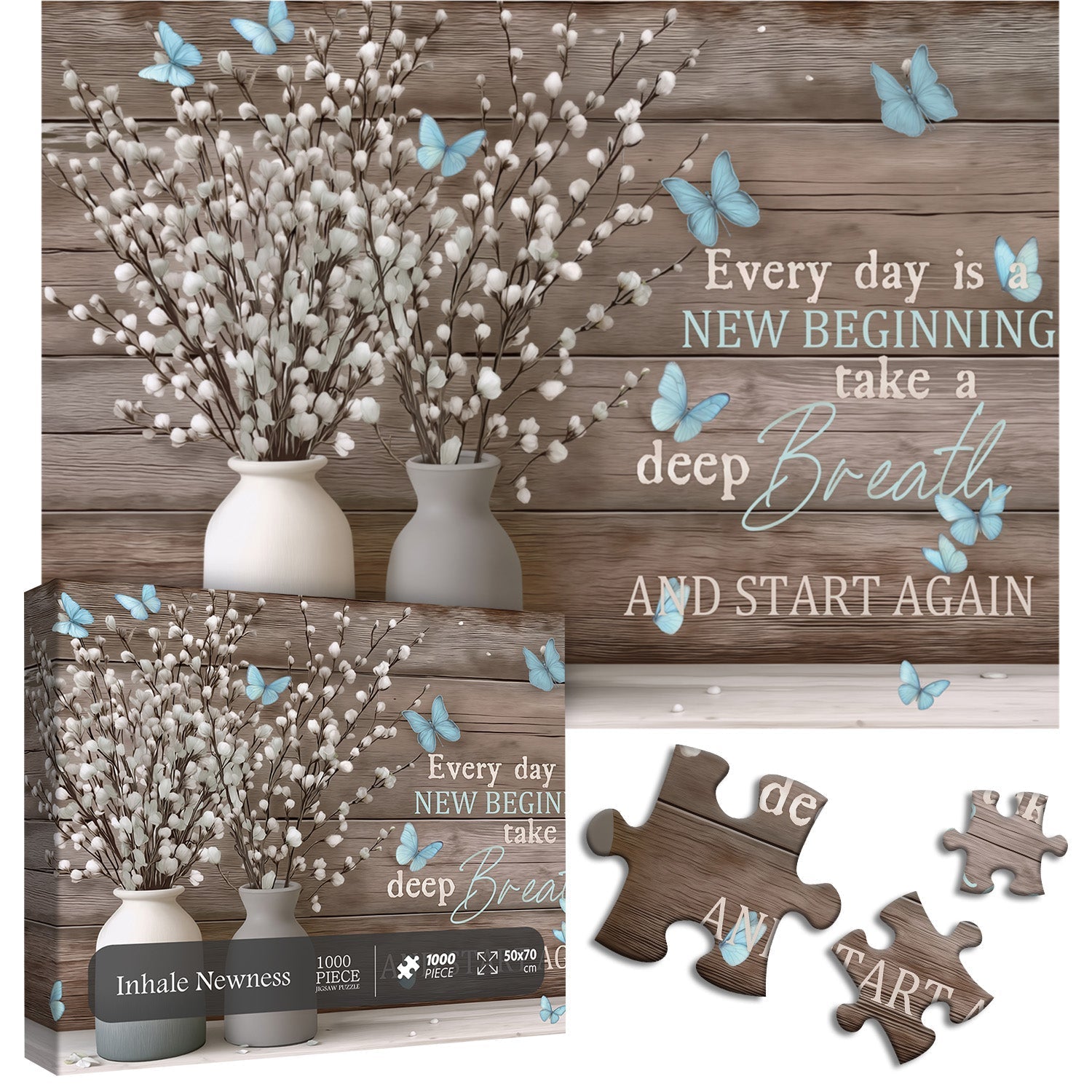 Inhalar novedad rompecabezas rompecabezas 1000 piezas