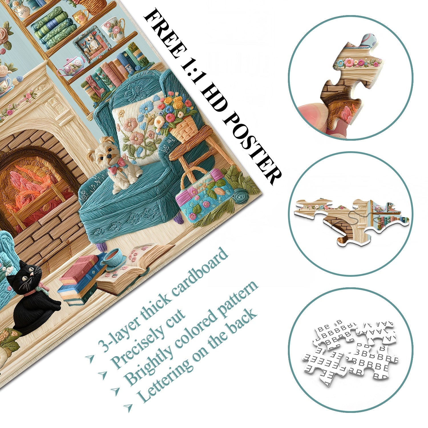 Acogedor rompecabezas rompecabezas 1000 piezas