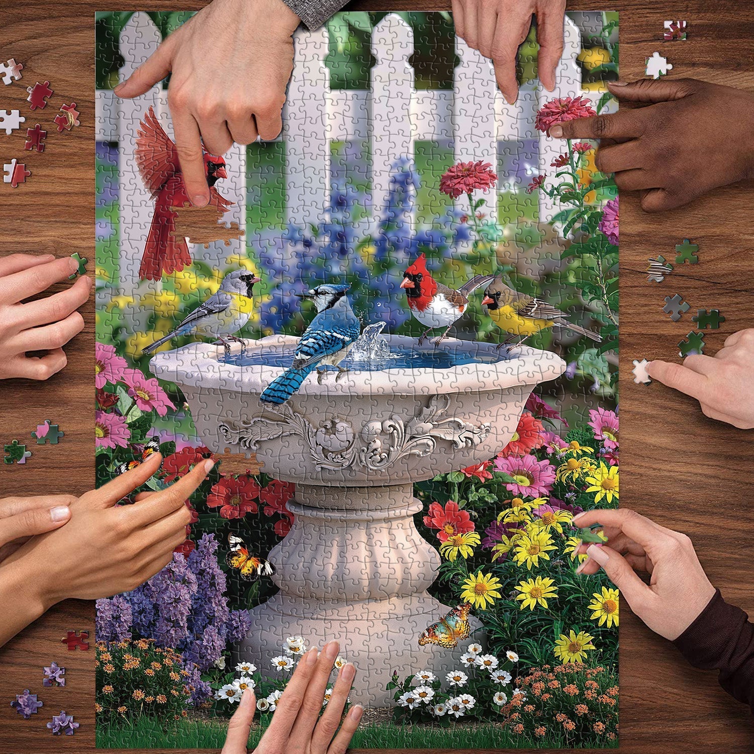 PiZZles de rompecabezas de impresión de primavera 1000 piezas