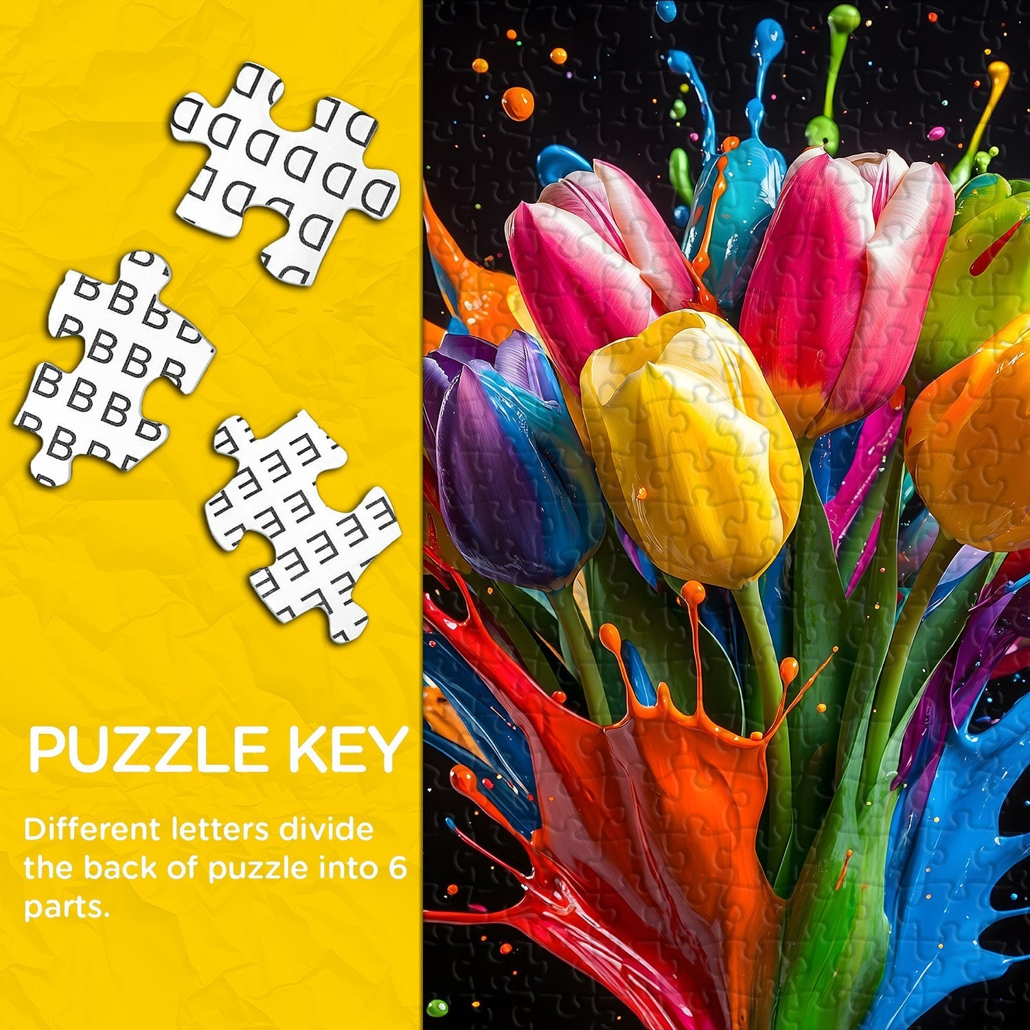Vibrant Tulips Jigsaw Puzzles 1000 Pieces