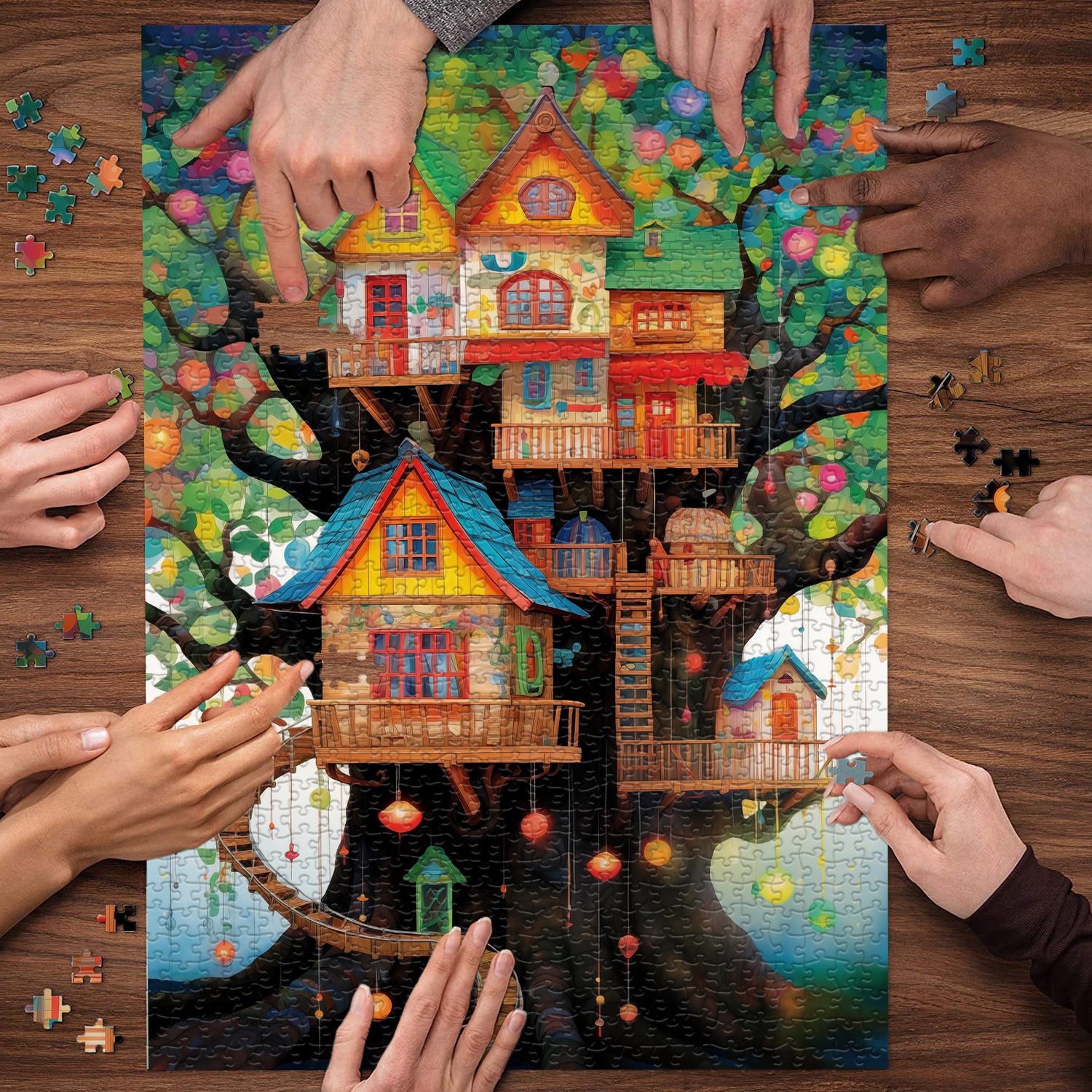 Dream Treehouse Jigsaw Puzzle 1000 piezas