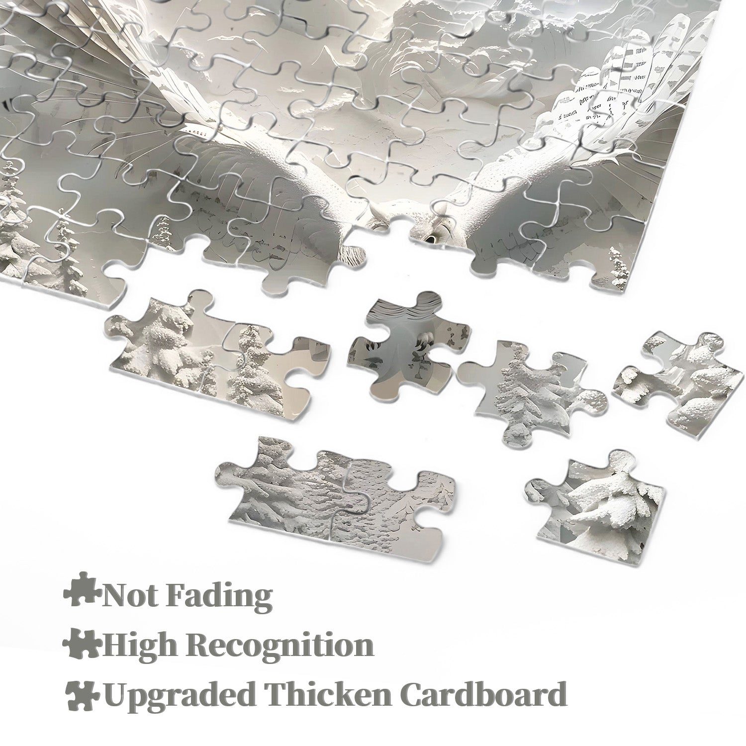 Rompecabezas De Búho En La Nieve 1000 Piezas