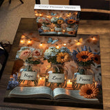 Goscos acogedores Flores Rompecabezas Puzzle 1000 Piezas