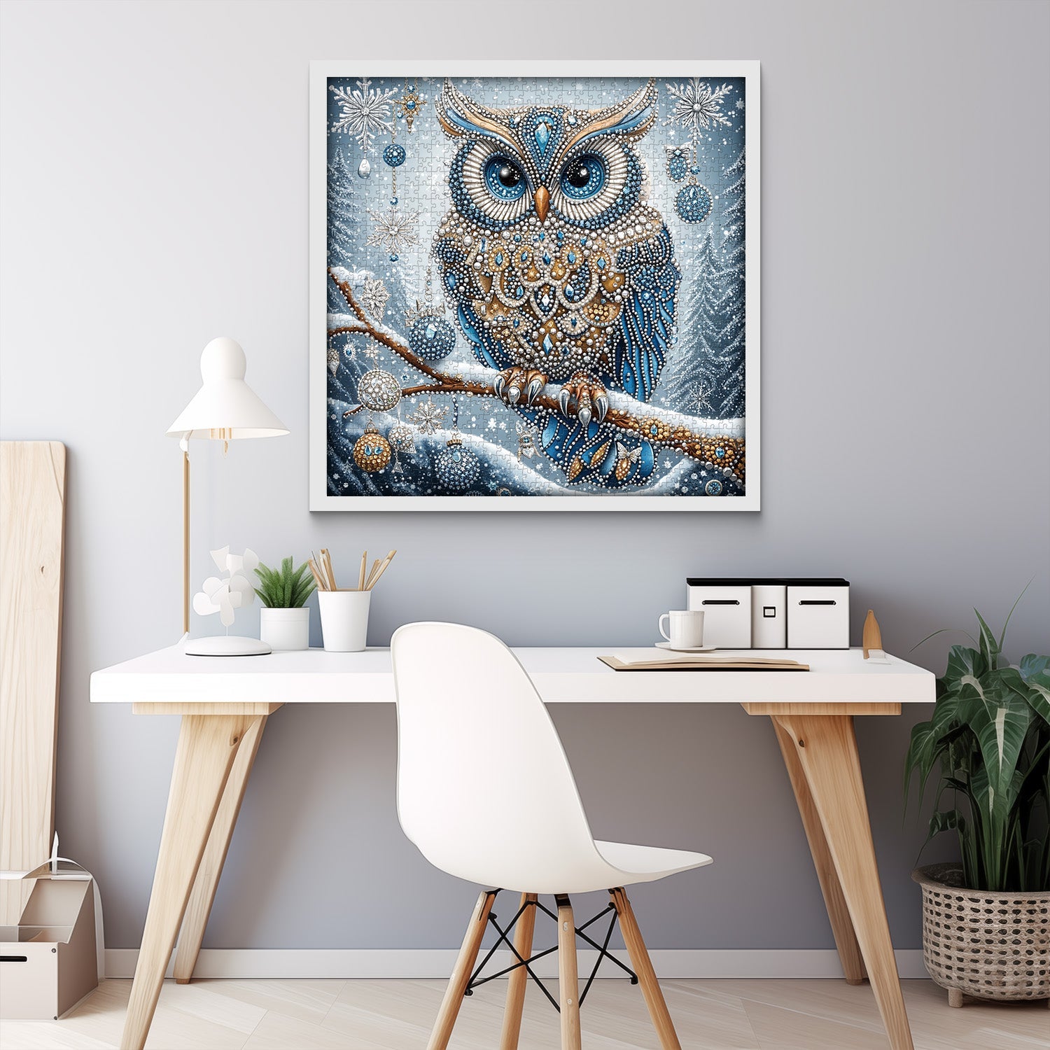 Winter Owl Jigsaw Puzzle 1000 piezas