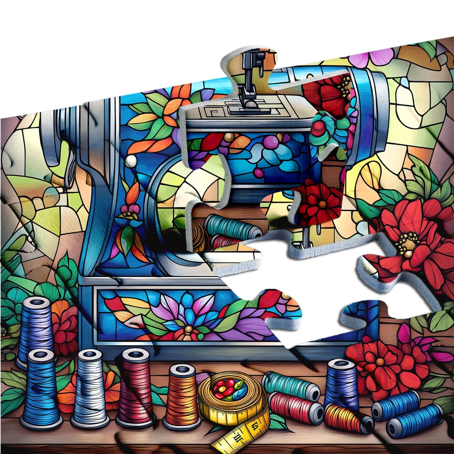 Rompecabezas de costura de vidrieras 1000 piezas