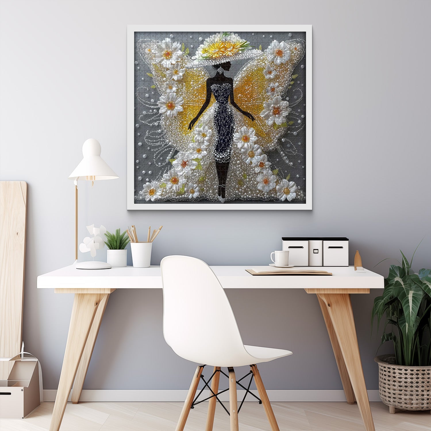 Butterfly Lady Jigsaw Puzzles 1000 pièces