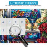 Rompecabezas de costura de vidrieras 1000 piezas