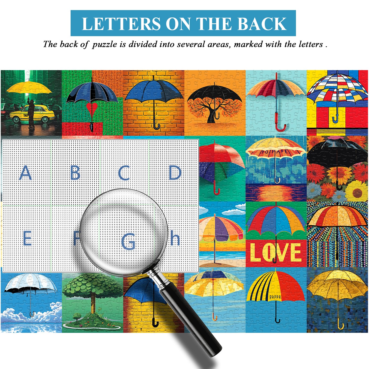 Rompecabezas paraguas 1000 piezas