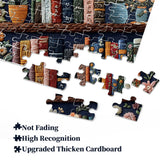 Floral Bookshelf Jigsaw Puzzles 1000 Pieces