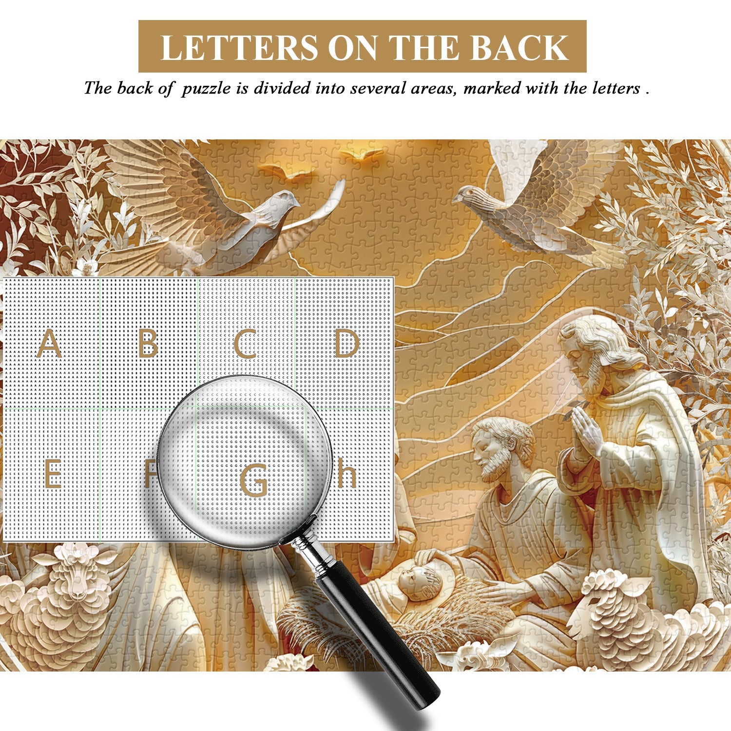 Gracia de Dios Rompecabezas Pizzles 1000 piezas