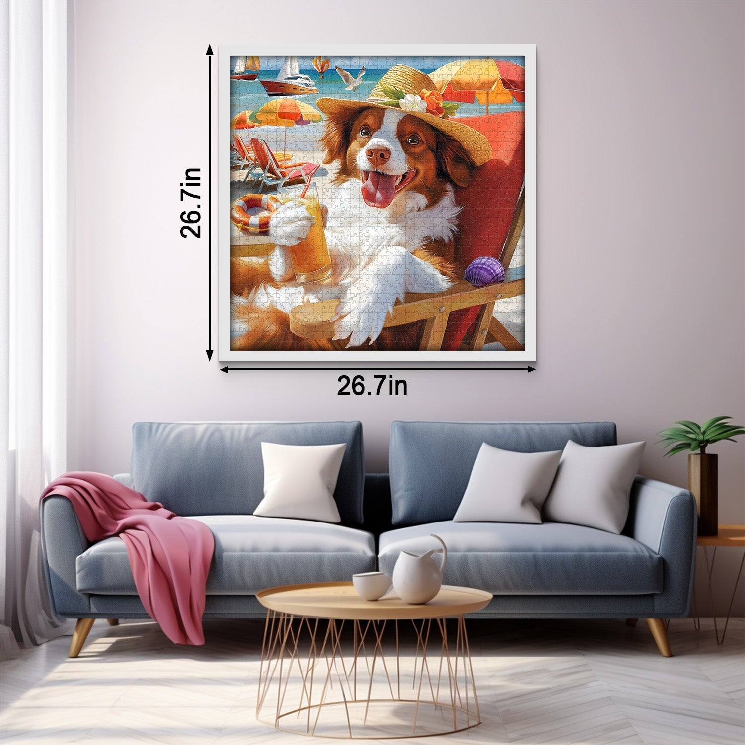 Pup's Vacation Jigsaw Puzzle 1000 Pieces