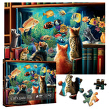 Katze Blickpuzzle 1000 Stücke