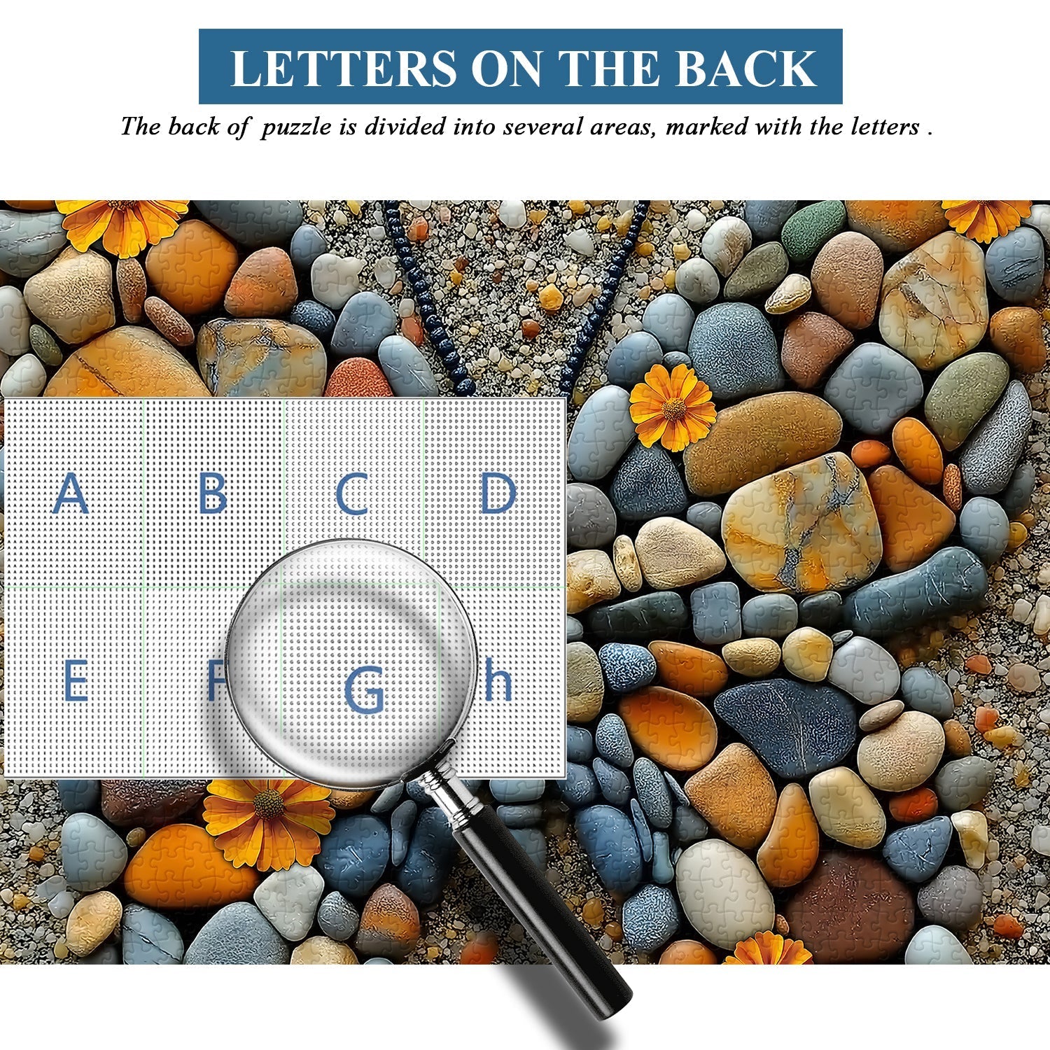 Rompecabezas de ala de guijarros 1000 piezas