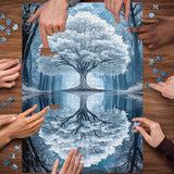 Pielz de Jigsaw de Árbol del Miror 1000