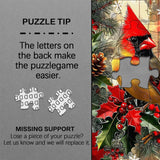 Cardenal de Navidad Rompecabezas Puzzle 1000 piezas