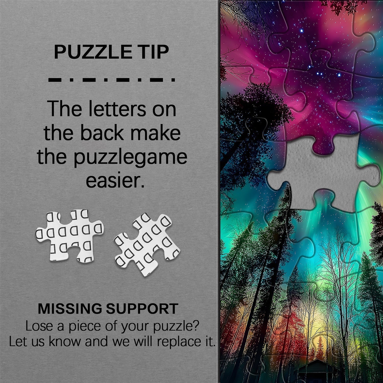 Aurora Forest Jigsaw Puzzle 1000 piezas