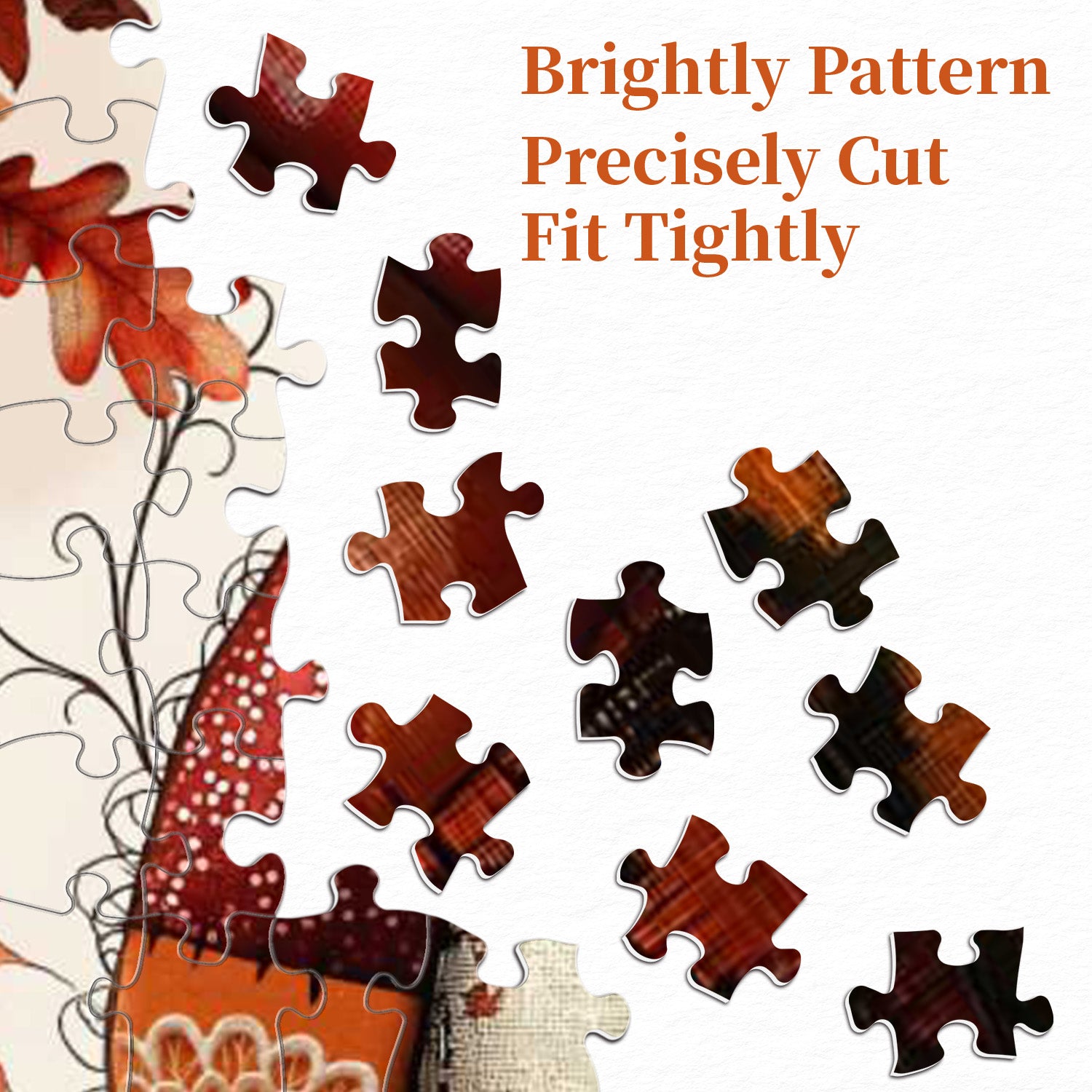 Patchwork Pumpkin Jigsaw Puzzle 1000 Piece
