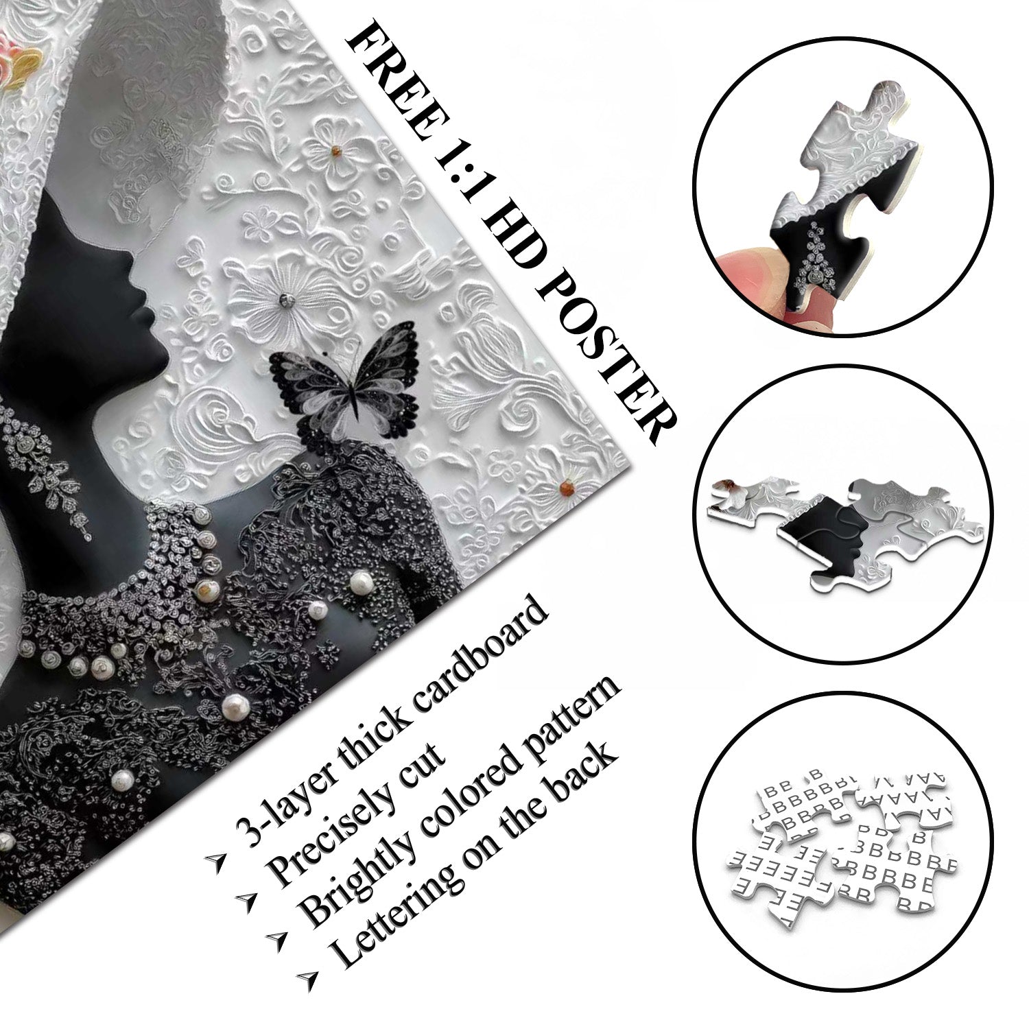 Muse Floral Jigsaw Puzzle 1000 piezas