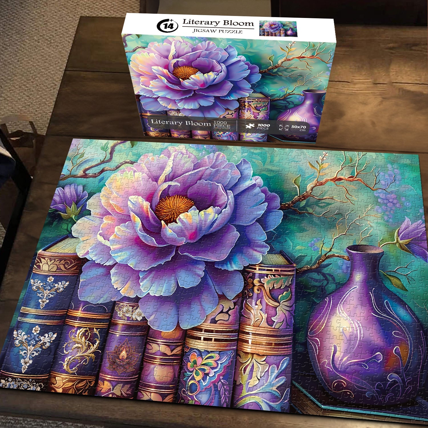 Literarische Blüte Puzzles 1000 Stücke