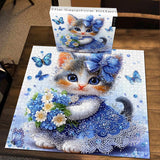 The Sapphire Kitten Jigsaw Puzzle 1000 Pieces