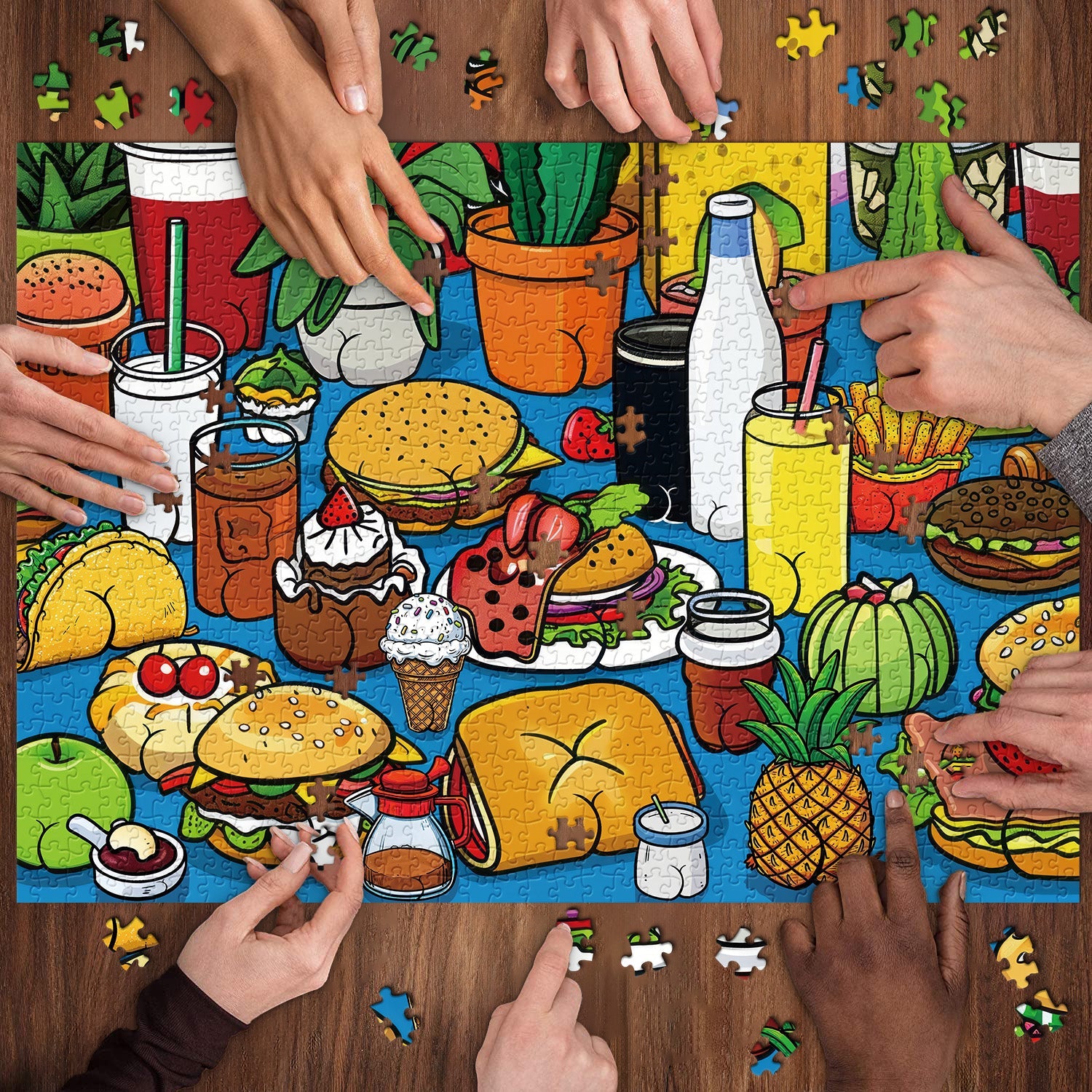 Rompecabezas descarado Puzzle 1000 piezas