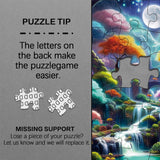 Rompecabezas de jigsa de lunares 1000 piezas