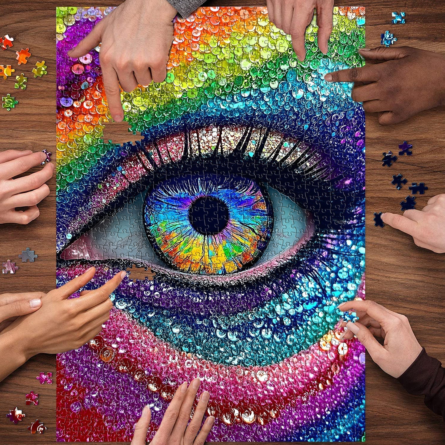 Rainbow Eye Jigsaw Puzzle 1000 piezas