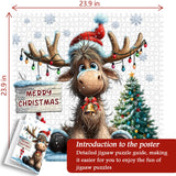 Elk Christmas Celebration Jigsaw Puzzles 1000 Pieces