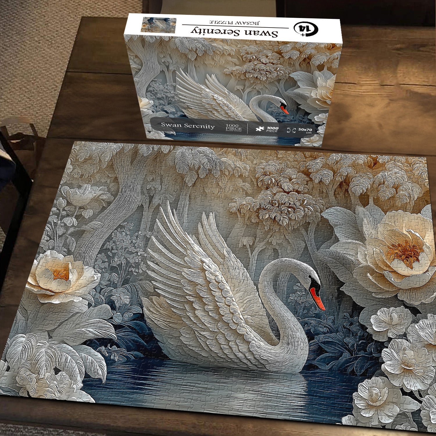 Puzzle Swan Serenity 1000 pezzi