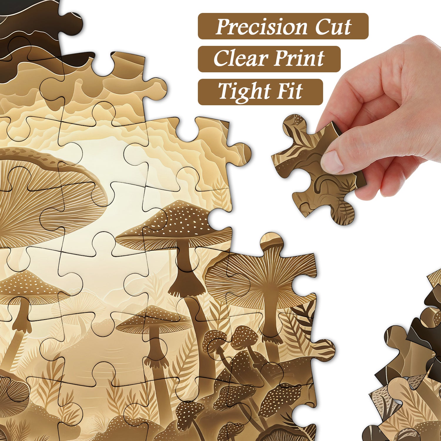 Rompecabezas del bosque de hongos 1000 piezas