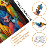 Geometric Art Cat Jigsaw Puzzle 1000 Piece