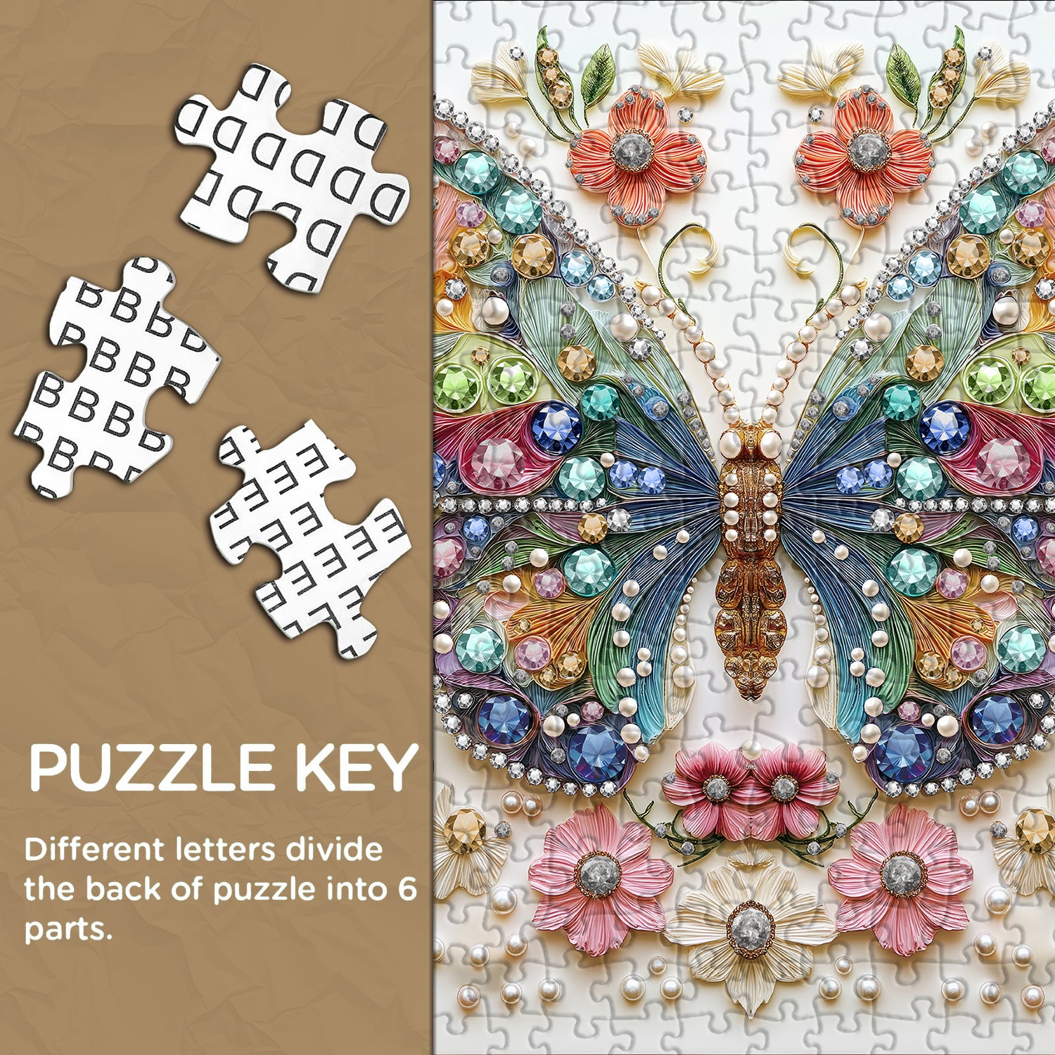 Joyas de las alas de alas Jigsaw Puzzle 1000 piezas