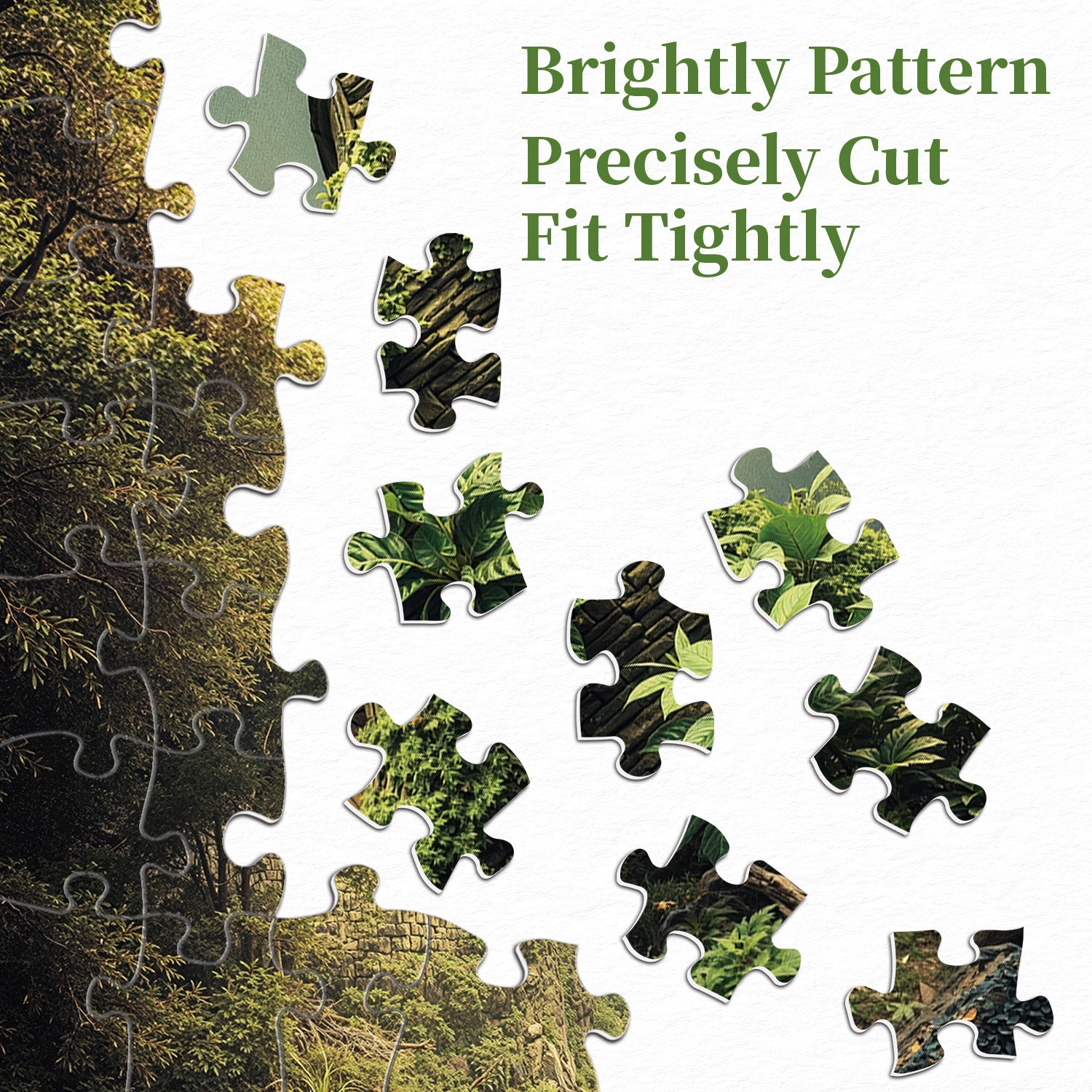 Rompecabezas del bosque de cuerda 1000 piezas