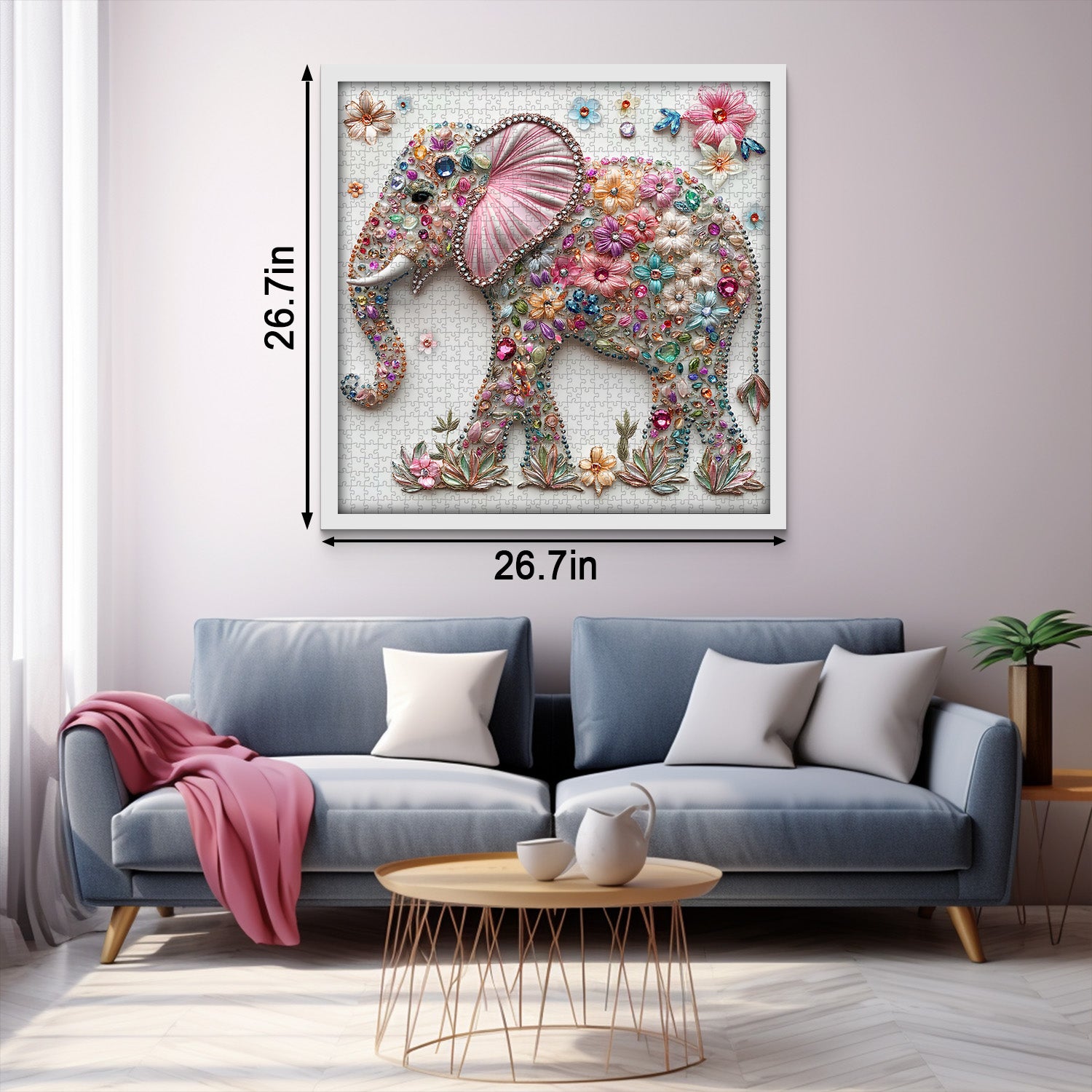 Elegante elefante rompecabezas Rompecabezas 1000 piezas