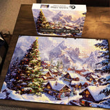 Puzzle a squarciali di yuletide 1000 pezzi