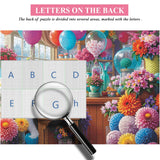 Gato entre flores rompecabezas rompecabezas 1000 piezas