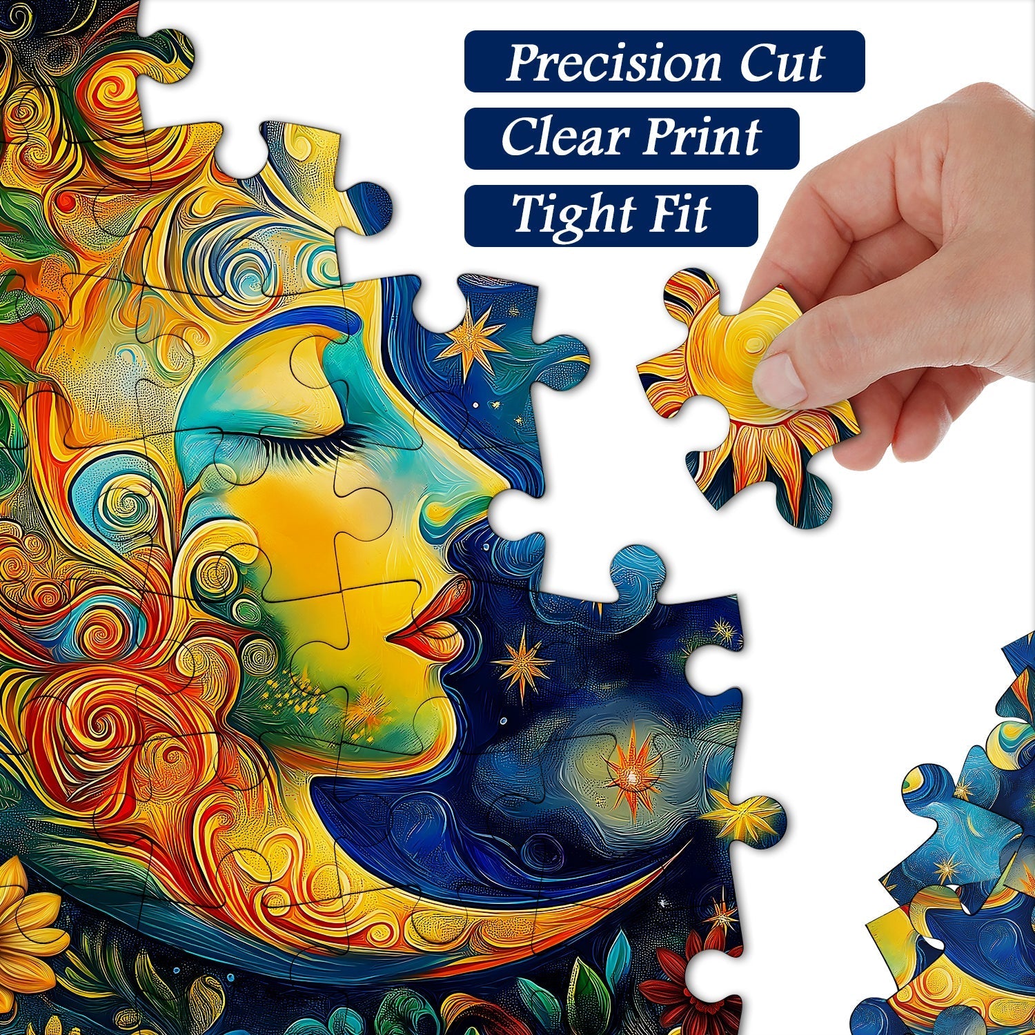 Luna Starry Night Jigsaw Puzzle 1000 Piezas