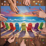 Beach Sunset Jigsaw Puzzle 1000 piezas