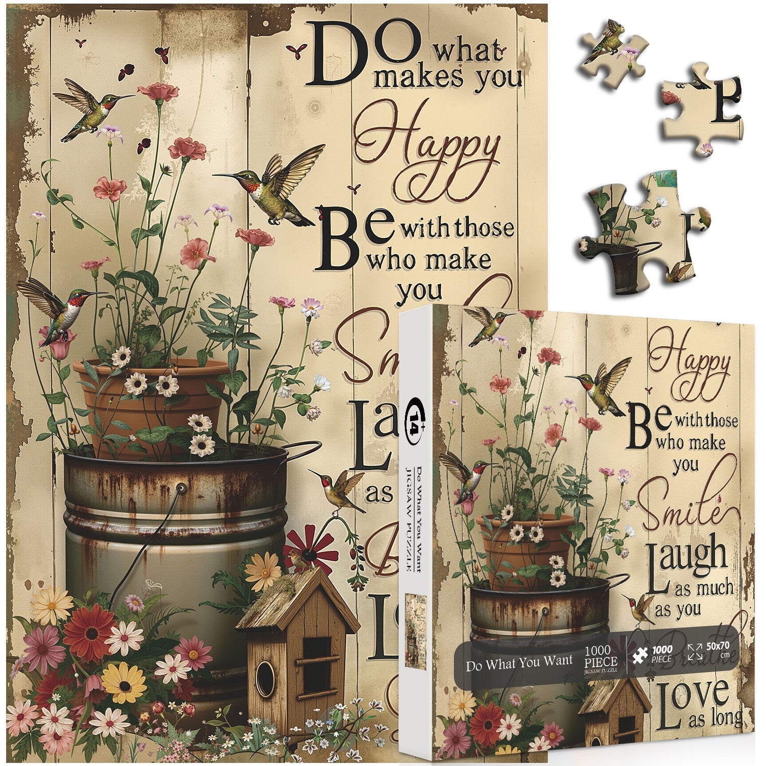 Haz lo que quieras rompecabezas 1000 piezas