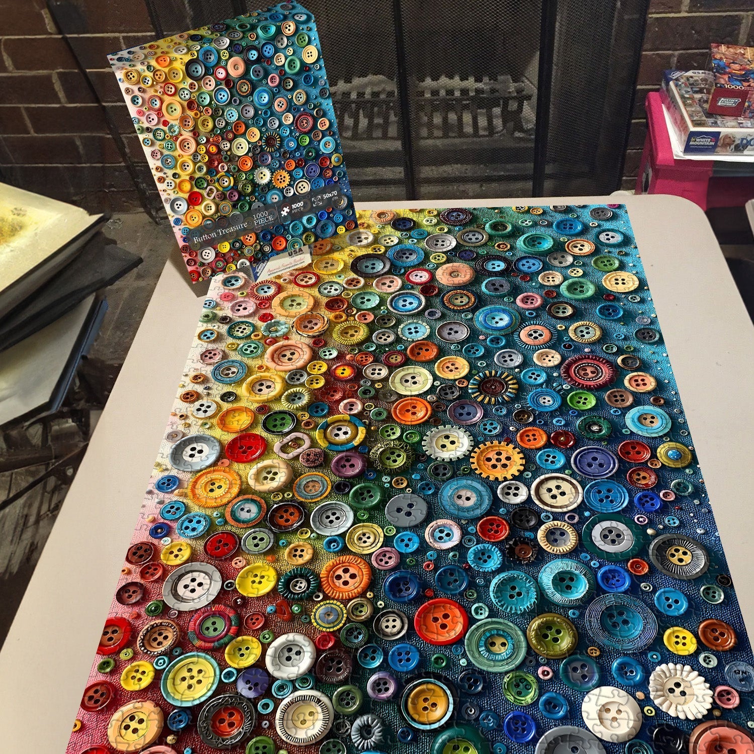 Botón Tesoro Rompecabezas Puzzle 1000 piezas