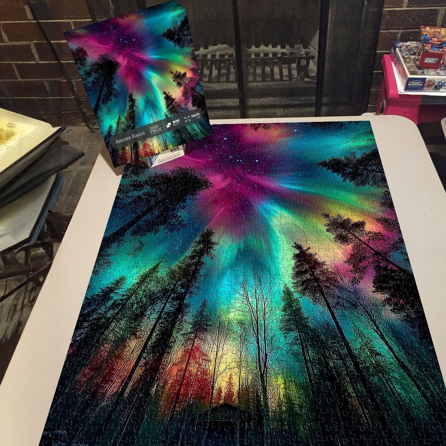 Aurora Forest Jigsaw Puzzle 1000 piezas